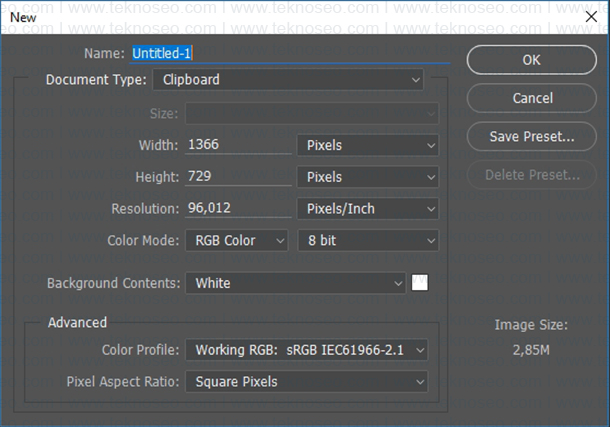 photoshop,yeni sayfa,eğitim,nasıl yapılır