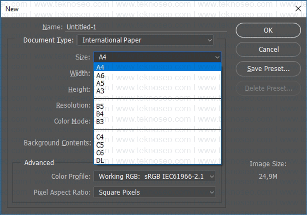 photoshop,yeni sayfa,eğitim,nasıl yapılır