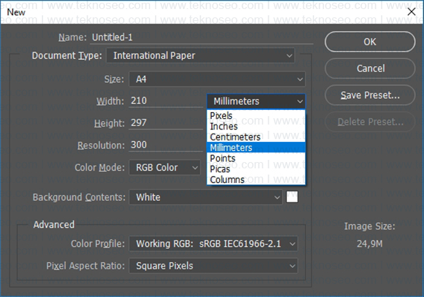 photoshop,yeni sayfa,eğitim,nasıl yapılır