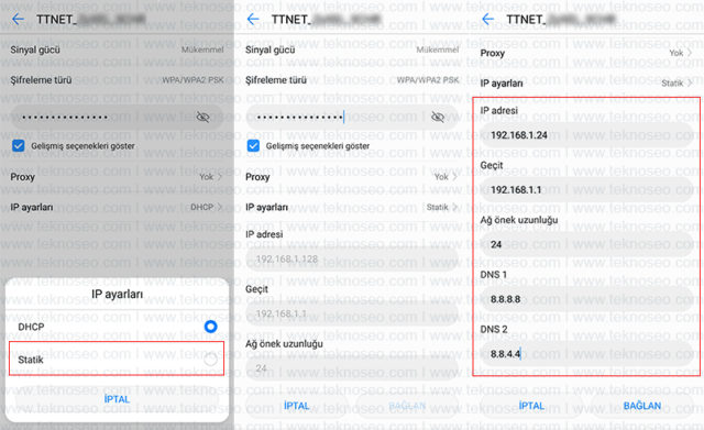 huawei,ip tanımlama,dns tanımlama,yasaklı sitelere giriş