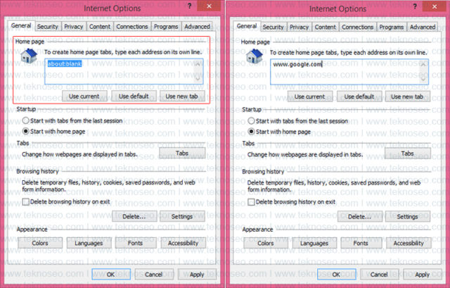 internet explorer,giriş sayfası,açılış sayfası