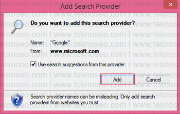 internet explorer,varsayılan arama motoru,internet explorer arama sağlayıcıları,arama motoru ekleme