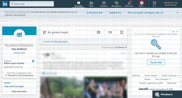 linkedin,özel mod,anonim,profilimi kimler görüntüledi