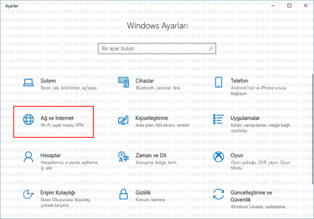 windows 10,ağ ayarları,sıfırlama,reset,ethernet sorunu
