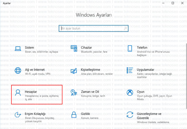 windows 10,yerel hesap,yeni kullanıcı,ekleme