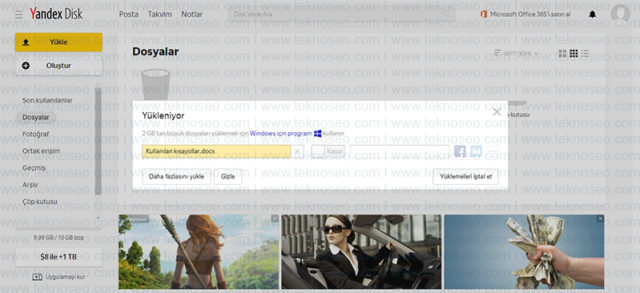 yandex,yandex disk,dosya paylaşımı,bulut depolama