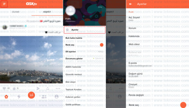 ask.fm,bildirim ayarları,e-posta bildirimi