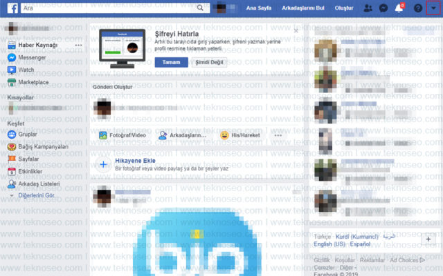 facebook,e-posta bildirim ayarları,bildirim ayarları