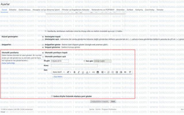 gmail,otomatik yanıtlama,otomatik yanıtlayıcı,otomatik cevap