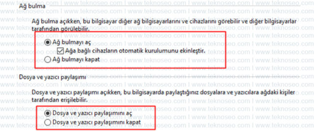 network,ağ,yazıcı,printer,paylaşma,share