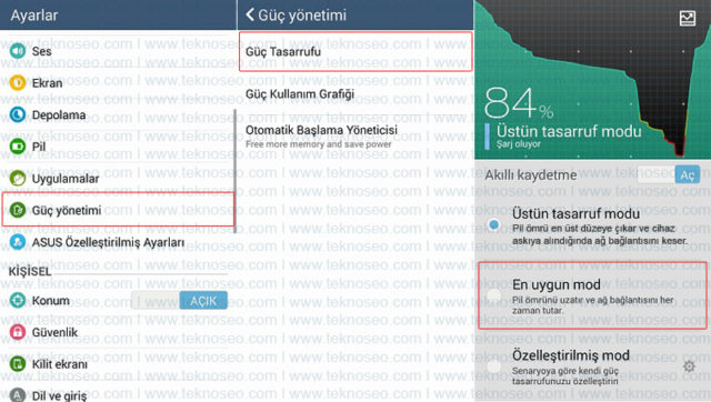 asus,güç yönetimi,güç tasarrufu,bildirim