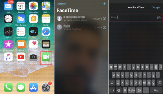 iphone,facetime,görüntülü görüşme
