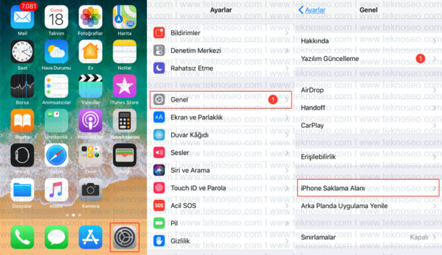 iphone,uygulamayı verilerini silmeden kaldırma,uygulama kaldırma,saklama alanı
