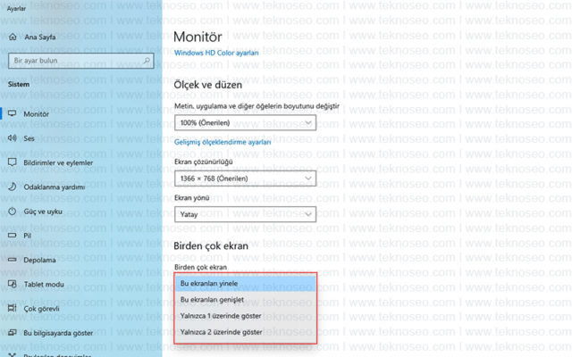 harici ekran bağlantısı,laptopa ekran bağlama,çift monitör kurulumu,iki ekran kullanımı