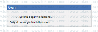 dakika personel yönetimi,şifremi unuttum,hesabıma giremiyorum,şifre sıfırlama