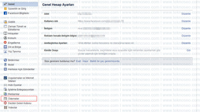 facebook,reklam,harcama sınırı,ödeme