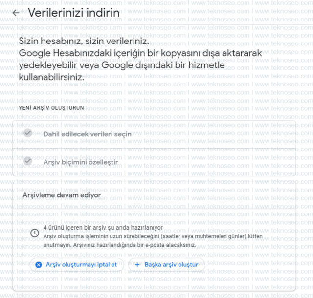 google,gmail,keep,yedekleme,verilerinizi indirin
