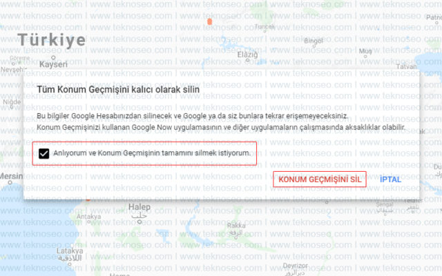 google maps,konum geçmişi,silme,temizleme