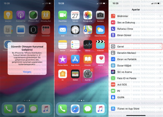 iphone,ios,güvenilir olmayan kurumsal geliştirici,uygulama