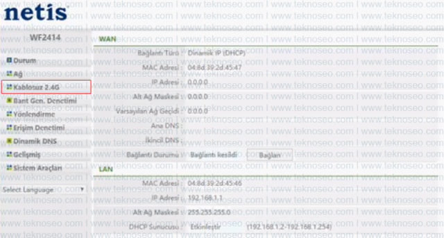 netis,wf2414,router,menzil genişletici,kurulum