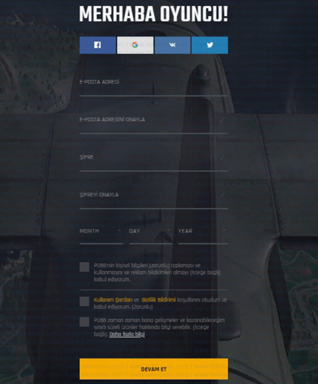 pubg,pubg lite,hesap oluşturma