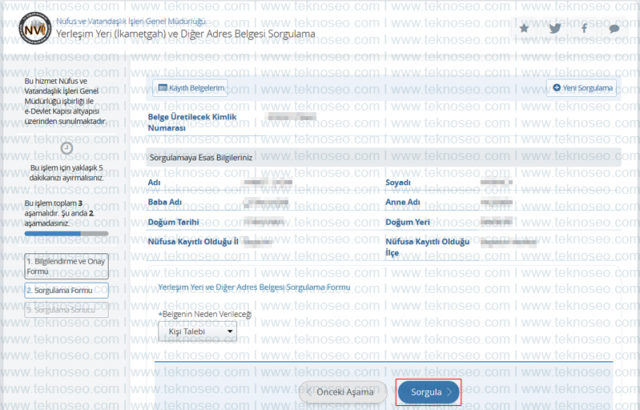 ikametgah belgesi,e-devlet,indir