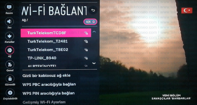 lg,smart tv,kablosuz ağ,wi-fi