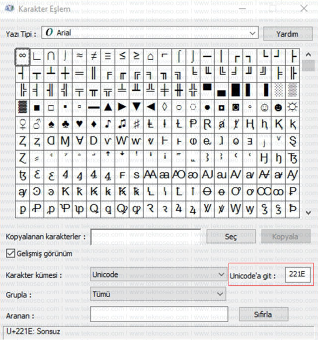 sonsuzluk,işaret,klavye,simge,windows