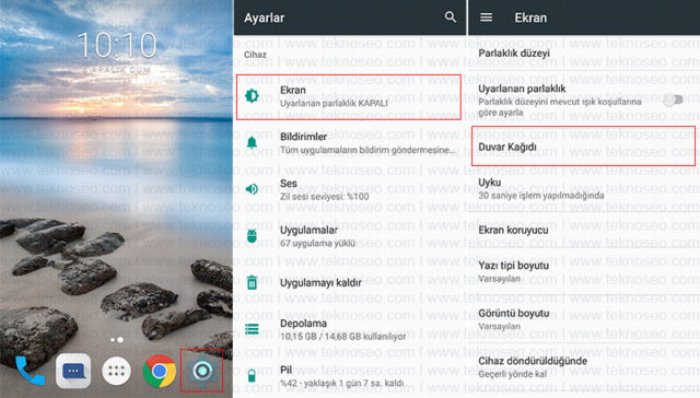 turkcell t80,duvar kağıdı,ekran ayarları
