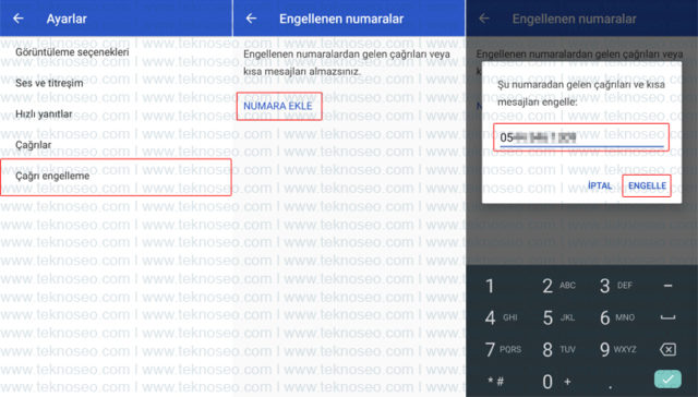 turkcell t80,numara engelleme,engellenen numaralar,engelleme kaldırma