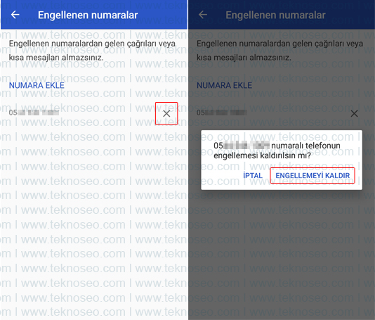 turkcell t80,numara engelleme,engellenen numaralar,engelleme kaldırma