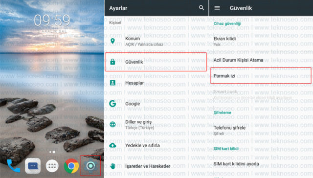 turkcell t80,ekran kilidi,parmak izi,güvenlik