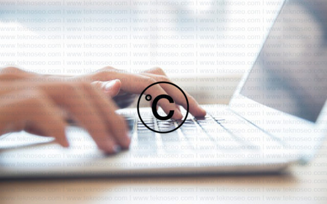 Windows'da derece işareti nasıl yapılır windows,derece,işaret,simge,klavye
