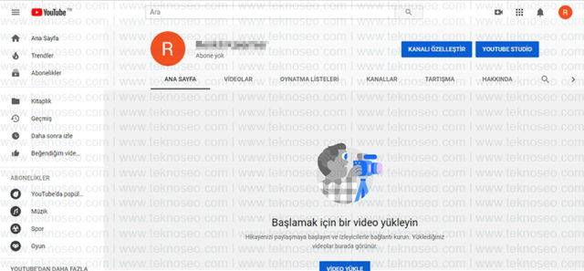 youtube,hesap,kanal,oluşturma