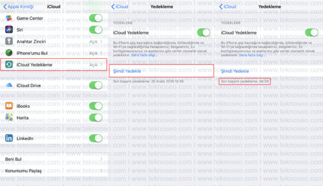 iphone,itunes,icloud,yedekleme,geri yükleme
