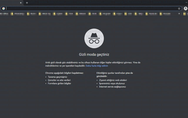 google chrome,gizli pencere,gizli sekme