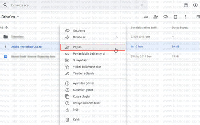 google drive,dosya paylaşımı,dosya aktarma