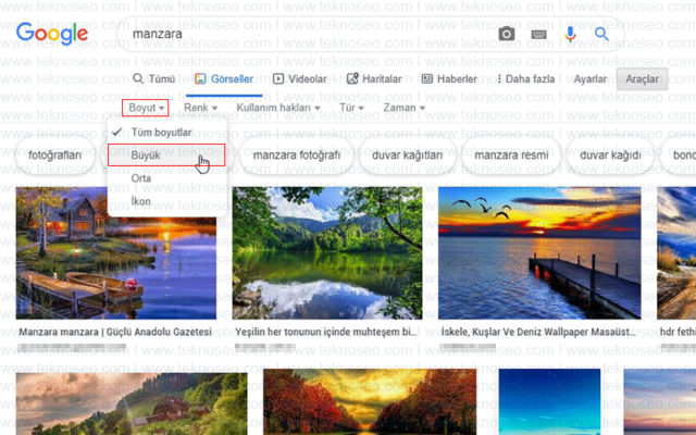 google,görsel arama,yüksek çözünürlük