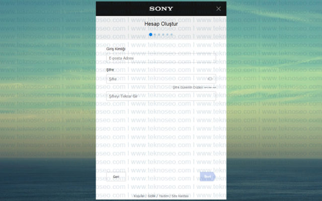 playstation,hesap açma,üyelik oluşturma