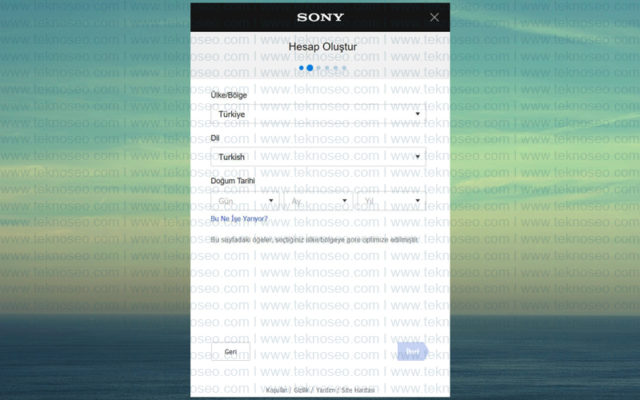 playstation,hesap açma,üyelik oluşturma