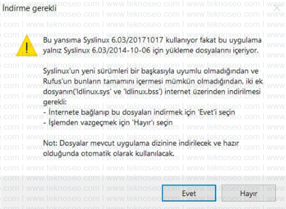 rufus,ubuntu,usb sürücüsü hazırlama