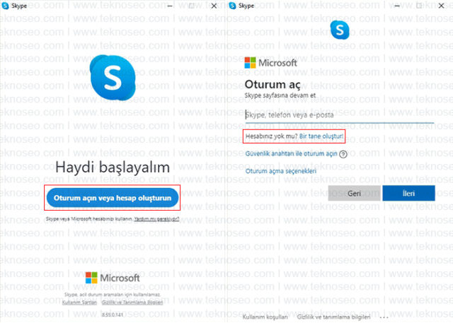 skype,hesap açma,hesap oluşturma