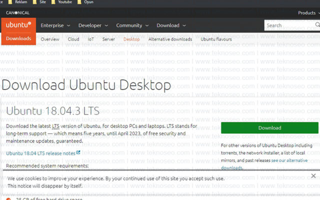 rufus,ubuntu,usb sürücüsü hazırlama