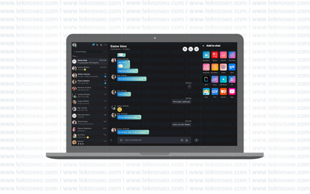 Skype karanlık mod skype,karanlık mod,dark mode