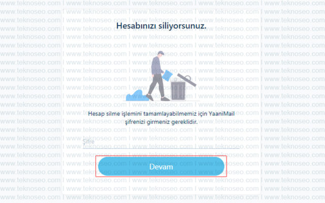 yaanimail,hesap silme,delete account,hesap silme linki