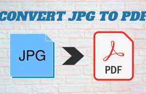 Görüntünün PDF Dönüşümüne Yardımları jpg to pdf